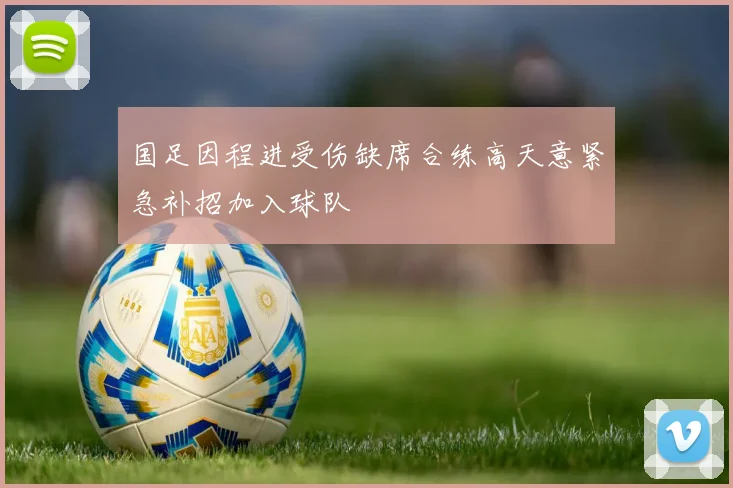 国足因程进受伤缺席合练高天意紧急补招加入球队